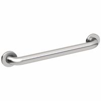 WINGITS Wall Grab Bar: Straight, 18 in Lg, 1 1/2 in Dia, Stainless Steel, Satin, 800 lb Wt Capacity (MPN WGB6SS18). Key specifications — Brand: WINGITS.