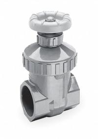 SPEARS Gate Valve: 3/4 in Size, CPVC, Non-Rising, FIPS x FIPS, 200 psi CWP, Wheel, Solid Wedge (MPN 2031-007C). Key specifications — Bonnet Material: CPVC; Seat Material: FKM; Wedge Material: CPVC; Brand: SPEARS.