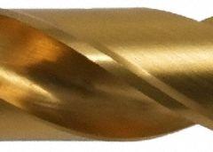 CLE-LINE Jobber Length Drill Bit: 5.1 mm, 118° Point, TiN-Coated HSS (MPN C24351). Key specifications — attr1225567: 0.2008.