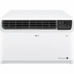 LG Window Air Conditioner: 700 sq ft – 1,000 sq ft, 18,000 BtuH, 208/230V AC, 6-15P, Cooling Only (MPN LW1822IVSM). Key specifications — Brand: LG; Combined Energy Efficiency Ratio (CEER) Rating: 14.7; Voltage: 208/230V AC; NEMA Plug Configuration: 6-15P; Special Features_Broad: Wi-Fi.