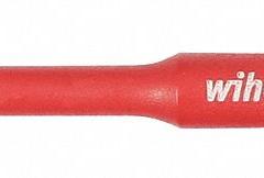 WIHA Insulated Screwdriver Blade: Torx® Head, Insulated Screwdriver Blade, Imperial, Std, Hex, Steel (MPN 28343). Key specifications — attr1119772: Steel; attr1119779: WIHA; attr1119769: T25; attr1119776: Hex; attr1119778: Standard.