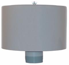 SOLBERG Filter Silencer: 4 in (M)NPT Inlet Size, 520 cfm, 14 in Overall Ht, 16 in Outside Dia (MPN F-275P-400). Key specifications — attr60071: F-275P-400; attr60074: SOLBERG.