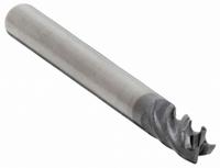 WIDIA HANITA Corner Chamfer End Mill: Carbide, AlTiN Coated, 4 Flute, 5/16" Mill Dia, 1/2" LOC (MPN 4V4508003NT)