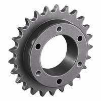 TSUBAKI Sprocket: For 40 Chain, 25 Teeth, 3.989 in Pitch Dia, 4.26 in Outside Dia, Steel (MPN 40SH25). Key specifications — Brand: TSUBAKI; Required Bushing Series: SH.