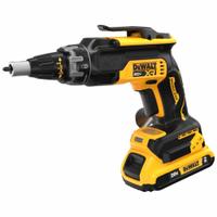 DEWALT Screwdriver: 1/4 in Drive Size, 1,825 in-lb, 1,825 in-lb Torque - Max, Brushless, (2) 2.0 Ah (MPN DCF630D2). Key specifications — attr1190356: Drywall Screw Gun; attr1169645: Brushless.