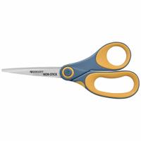 WESTCOTT Scissors: Ambidextrous, 8 in Overall Lg, Straight, Titanium Bonded, Pointed, Gray (MPN 14849). Key specifications — attr308500: Titanium Bonded; attr308502: Gray; attr308505: Ambidextrous; attr308522: Velcro Fasteners; attr324896: WESTCOTT.