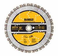 DEWALT Diamond Saw Blade: Block/Brick/Concrete, 12 in Blade Dia., 1 in Arbor Size, Wet/Dry, Best (MPN DW47224). Key specifications — attr1097734: Wet/Dry; attr1097738: Masonry Saw; attr1097751: DEWALT.
