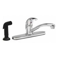 ZURN Low Arc Kitchen Faucet: AquaSpec®, Cast Brass, Centerset, Deck, 2 Mounting Holes, Chrome, Brass (MPN Z7872C-XL-SO). Key specifications — Series: AquaSpec®; Brand: ZURN.