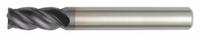 WIDIA HANITA Corner Radius End Mill: Carbide, TiAlN Coated, 4 Flute, 5/16" Mill Dia, 1-1/4" LOC (MPN TF4V1508003B)