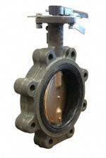 MILWAUKEE VALVE Butterfly Valve: 5 in Pipe Size, Concentric, 200 psi Max. Pressure (CWP), Lug, EPDM (MPN CL223E 5). Key specifications — Brand: MILWAUKEE VALVE; Handle Type: Lever; Disc Material: Aluminum Bronze Alloy.
