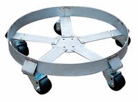 APPROVED VENDOR Drum Dolly: 1,100 lb Load Capacity, For 55 gal Container Capacity, Round, (5) Swivel (MPN 6FVH9). Key specifications — Caster/Wheel Configuration: (5) Swivel; For Container Capacity: 55 gal; Deck Shape: Round; Brand: APPROVED VENDOR.