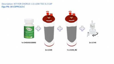 ELGA Chorus 1 Life Science CSP Kit: SK-CSPPC1LS-C - Water Purification Replacement Parts, Filters, Stands & Switches