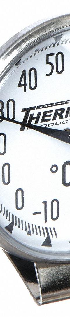 THERMCO Dial Pocket Thermometer: -10°C to 110°C, +/- 1% Accuracy, 8 in Stem Lg, Celsius (MPN ACCG110C). Key specifications — Accuracy: +/- 1%; Brand: THERMCO; Temperature Units: Celsius.