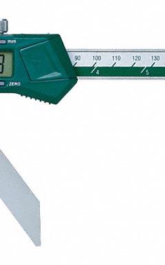 INSIZE Arc Radius Digital Caliper: 0.2000 in to 8 in /5 mm to 200 mm, Cabled, +/-0.0028 in Accuracy (MPN 1189-200B). Key specifications — attr1184461: +/-0.0028 in; attr1184462: 0.0005 in/0.01 mm; attr1184471: Inside; attr1184472: Knife Edge with Small Point; attr1184496: INSIZE.