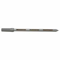 COLE-PARMER Powder Sampling Tool: 8.28 fl oz Capacity - Imperial, 1 in Handle Dia - Imperial, Silver (MPN 0628611). Key specifications — Color: Silver.