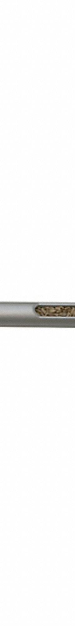 COLE-PARMER Powder Sampling Tool: 8.28 fl oz Capacity - Imperial, 1 in Handle Dia - Imperial, Silver (MPN 0628611). Key specifications — Color: Silver.