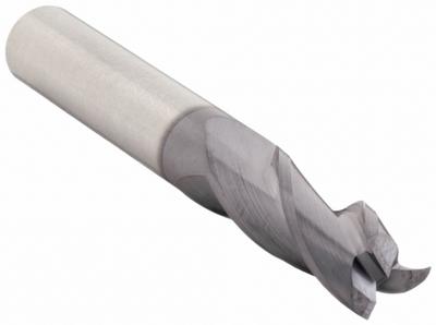 WIDIA HANITA Square End Mill: Carbide, TiAlN Coated, 3 Flute, 1/4" Mill Dia, 1-1/2" LOC - General Purpose Carbide Square End Mills