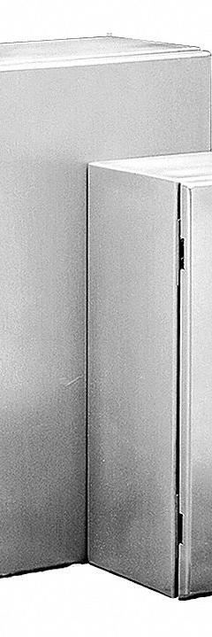 HOFFMAN Enclosure: 304 Stainless Steel, 20 in x 16 in x 8 in, NEMA 12/3R/4/4X, Solid Cover, Hinged (MPN CSD20168SS). Key specifications — Brand: HOFFMAN; Closure Method: 1/4-Turn Latch; Enclosure Material: 304 Stainless Steel; Knockouts: Not Included.