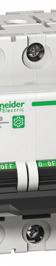 SCHNEIDER IEC Supplementary Protector: 50 A Amps, 10kA at 240V AC, Screw Clamp, C60SP (MPN M9F21350). Key specifications — Terminal Connection: Screw Clamp; Series: C60SP; AC Voltage Rating: 240/415/440V AC; DC Voltage Rating: Not Rated; Max. AIR Rating: 10kA at 240V AC; Brand: SCHNEIDER.