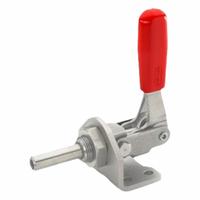 JW WINCO Push-Pull Toggle Clamp: Flange Base Mounting, Std Clockwise Handle, 110 mm Arm Lg, M8 (MPN 843.1-165-ASW-NI). Key specifications — Plunger Thread: M8; Recommended Spindle Model No.: 708.1-M8-68-A-ST; Brand: JW WINCO.