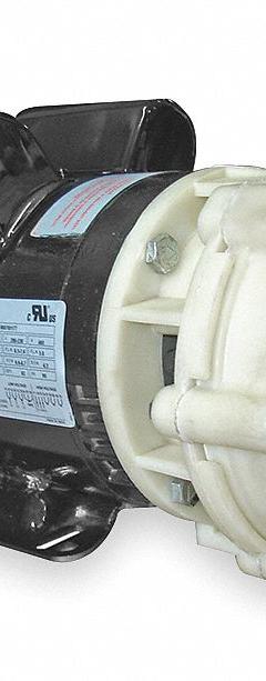 DAYTON Centrifugal Pump: Polypropylene, 2 hp Horsepower (Max), Single Phase, 115/208-230V AC, NPT (MPN 2YEU2). Key specifications — Impeller Material: Polypropylene; Brand: DAYTON; Motor Enclosure: Totally Enclosed Fan Cooled.