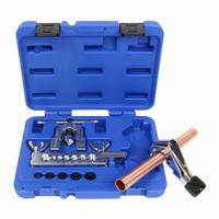 WESTWARD Flaring and Tubing Cutter Set: Double 45 Degree, Aluminum/Brass/Copper, Fold-Away Reamer (MPN 3CYT7). Key specifications — attr470063: Spare Cutter; attr470070: Fold-Away Reamer; attr514815: Aluminum; attr542239: Case; attr542240: Flaring and Tubing Cutter Kit; attr447992: 3CYT7; attr447995: WESTWARD.