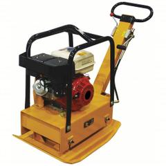 KUSHLAN PRODUCTS Gas Powered Plate Compactor: 28 1/2 in Plate Lg, 14 5/8 in Plate Wd (MPN KPRC160L). Key specifications — Water Tank Included: Yes; Compacting Force: 2500 Centrifugal lb; Brand: KUSHLAN PRODUCTS.
