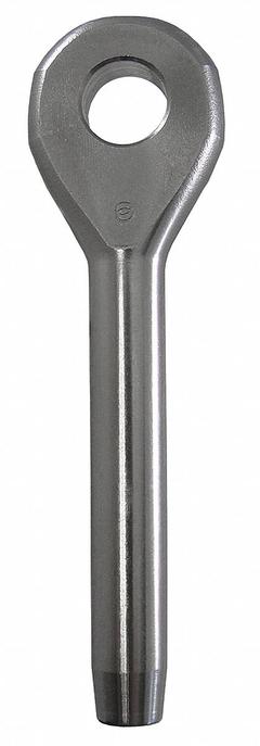 LOOS Marine Eye Fitting: 3/16 in Compatible Rope Dia, 5/16 in Swaged Outside Dia, Marine Eye Fitting (MPN EY1-6X). Key specifications — Compatible Rope Material: Stainless Steel; Material: 316 Stainless Steel; Brand: LOOS.