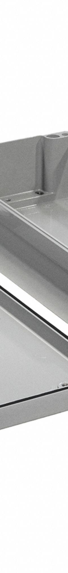 HAMMOND Enclosure: Die-Cast Aluminum, 14 in x 6 in x 4 in, NEMA 12/13/4/4X/6/6P, Screw On (MPN 1590Z166GY). Key specifications — Brand: HAMMOND; Closure Method: Screws; Knockouts: Not Included.