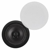 PHASETECH In-Ceiling Speaker: Passive, 2-Way, 8 ohm Impedance, 10 1/2 in Overall Wd, CS-8R. Key specifications — For Location: Indoor; Power Style: Passive.