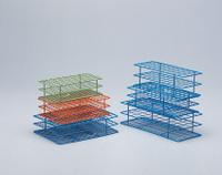 Tube Rack: 6 1/2 in Overall Wd, 3 1/4 in Overall Ht, Steel, Blue, (108) Places, 108 Compartments (MPN F18753-0001). Key specifications — Material: Steel; Mounting Location: Benchtop; Color: Blue; Product Type: Test Tube Rack; Total Holding Capacity: (108) Places; Brand: SP SCIENCEWARE.