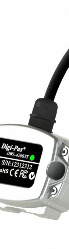 DIGI-PAS Inclination Sensor Module: Silver, Inclination Sensor Module, 7/8 in Overall Ht, 909DX1 (MPN 2-04201-99). Key specifications — attr935972: DIGI-PAS; attr937993: Inclination Sensor Module; attr940214: Silver; attr940216: 909DX1; attr940217: 2-ACS-200037; attr940218: Digital Levels; attr940221: 3 m DB9 Cable; attr940223: Metal.