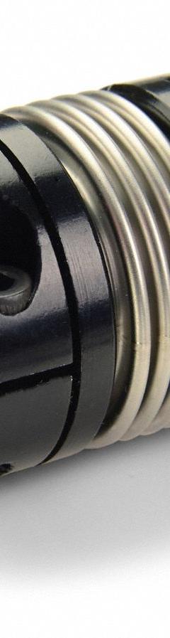 RULAND MANUFACTURING Bellows Coupling: 20 mm Bore Dia 1, 5/8 in Bore Dia 2, 10,000 RPM Max Speed (MPN BC36-20MM-5/8"-A). Key specifications — attr666189: No; attr666180: Stainless Steel; attr85397: RULAND MANUFACTURING; attr666234: Inch to Metric Bore; attr923681: Same Bore Dimensions.