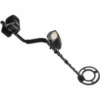 BARSKA Metal Detector: 8 3/4 in Scan Dp, 49 in L x 9 1/2 in W x 10 in H, Sound Alert (MPN BE12594). Key specifications — Alert Type: Sound; Batteries Included: No Batteries Included; Battery Size: 9V; Brand: BARSKA.