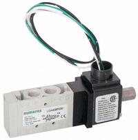 AVENTICS Solenoid Air Control Valve: Series L2, Single Solenoid, Five-Way / Two-Position, 24V DC (MPN L22IA452BP00061). Key specifications — attr1077526: L22IA452BP00061; attr1077589: Non-Locking; attr1077598: Solenoid Air Control Valve; attr1077600: Spring Return.
