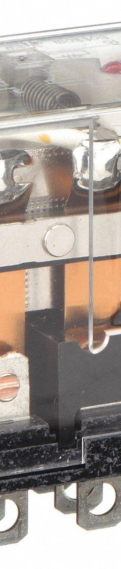OMRON General Purpose Relay: Socket Mounted, 10 A Current Rating, 24V AC, 3PDT, 11 Pins/Terminals (MPN LY3N-AC24). Key specifications — Brand: OMRON; Base Type: Square; Mounting Style: Plug-In; Pin Shape: Flat; Electrical Connection: Quick-Connect; Manufacturer Part Number: LY3N-AC24; Operating Current: 10 A at 110V AC (Resistive Load); Series: LY Series.