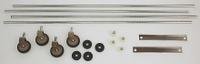 METRO Mobile Unit Kit: 24 in Overall Wd, Metro Top-Track (MPN TTM24C). Key specifications — attr38671: (4) Posts; attr14163: Steel; attr38672: Chrome; attr14167: Metro Top-Track; attr38647: METRO.