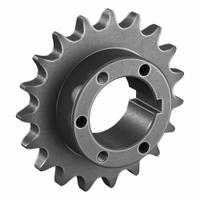TSUBAKI Sprocket: For 60 Chain, 19 Teeth, 4.557 in Pitch Dia, 4.945 in Outside Dia, Steel (MPN 60P19). Key specifications — Brand: TSUBAKI; Required Bushing Series: P1.