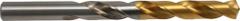CLE-LINE Jobber Length Drill Bit: 5/64", 135° Split Point, TiN Tip Cobalt (MPN C66002). Key specifications — attr1229327: 0.0781.