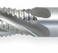 OSG Roughing End Mill: Cobalt, 6 Flute, Fine Pitch, 1-1/4" Mill Dia, 2" LOC, 4-1/2" OAL (MPN 4512100)