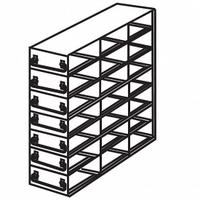 Upright Freezer Drawer Rack: 21 3/4 in Overall Lg, 8 5/8 in Overall Wd, Stainless Steel (MPN 0440319). Key specifications — Includes: Slide Out Drawers; Material: Stainless Steel; Product Type: Upright Freezer Drawer Rack; Brand: COLE-PARMER.
