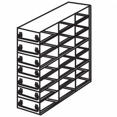 Upright Freezer Drawer Rack: 21 3/4 in Overall Lg, 8 5/8 in Overall Wd, Stainless Steel (MPN 0440319). Key specifications — Includes: Slide Out Drawers; Material: Stainless Steel; Product Type: Upright Freezer Drawer Rack; Brand: COLE-PARMER.