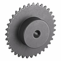 TSUBAKI Sprocket: One-Sided Hub, For Single Strands, 25, 35 Teeth, 2.789 in Pitch Dia, Steel (MPN 25B35). Key specifications — Brand: TSUBAKI.