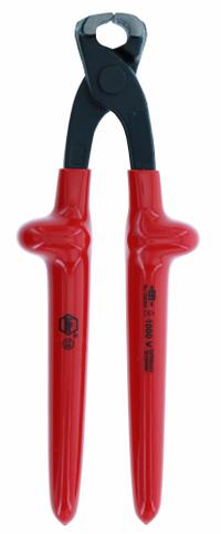 WIHA Insulated End Cutting Nippers: 9 7/8 in Overall Lg, For 10 AWG Max Wire Thick, 1 in Jaw Wd (MPN 29250). Key specifications — attr308479: Steel; attr308478: Steel; attr324866: WIHA.