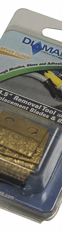 DIAMABRUSH Replaceable Blade Kit: For Use With 5 in Angle Grinder (MPN ZMSTBLD45R6). Key specifications — attr1254963: DIAMABRUSH; attr1254938: Material Removal; attr1254942: Replaceable Blade Kit; attr1254946: 33TP09; attr1254941: 5 in Angle Grinder; attr1254943: FH-45HTSHROUD.