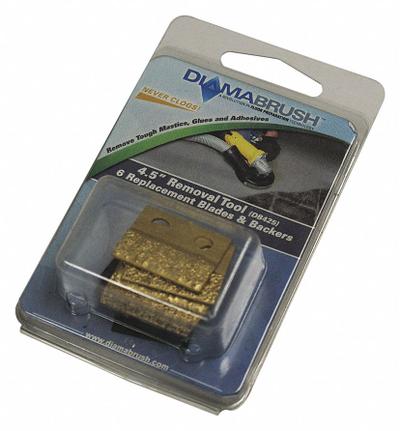 DIAMABRUSH Replaceable Blade Kit: For Use With 5 in Angle Grinder (MPN ZMSTBLD45R6) - Surface Cleaning Wheels
