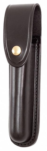GOULD & GOODRICH, INC. Flashlight Pouch: Black, Leather, Basket Weave, Snap Closure (MPN B672-7BR). Key specifications — attr188437: Black; attr188438: Leather; attr188431: Flashlight Pouch.