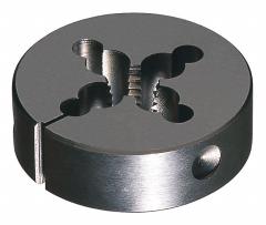 CLE-LINE Round Threading Die: #10-24 UNC, 13/16 in OD, Adj, Carbon Steel (MPN C65075)