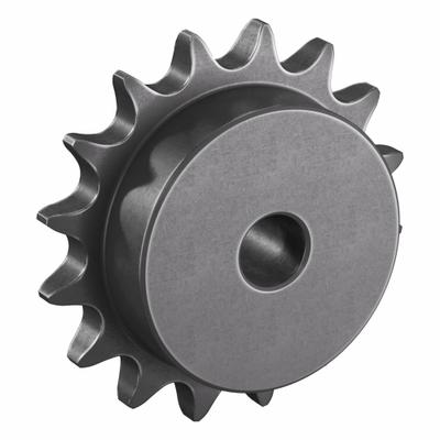TRITAN Sprocket: One-Sided Hub, For Single Strands, 50, 16 Teeth, 3.204 in Pitch Dia - Size 50 Plain-Bore Roller Chain Sprockets