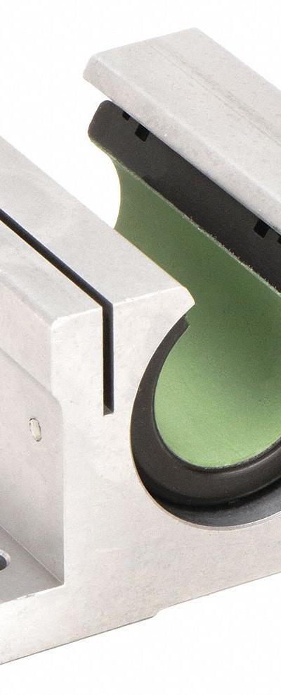 THOMSON Linear Pillow Block Bearing: Single - Open Self-Aligning Pillow Block Linear Plain Bearings